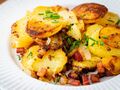 Bratkartoffeln with bacon