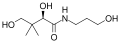 Chemical structure of Dexpanthenol