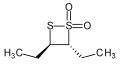 Trans-3,4-diethyl-1,2-dithietane 1,1-dioxide