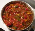 Tomato sauce in a pot