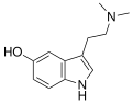 Bufotenin 2D structure