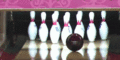 10-pin bowling strike