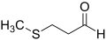 3-(methylthio)propanal structure