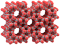 Zeolite ZSM-5 van der Waals model