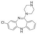 Desmethylclozapine chemical structure
